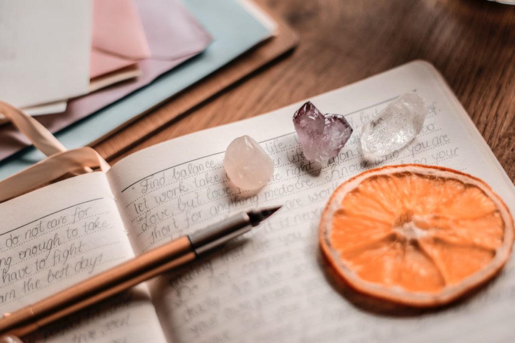 close up photo of notebook with pen Journal picture. journalling How To Start Journaling: Beginner’s Guide; (5 Valuable Tips: 2023) the lazy gal sejal ghanate