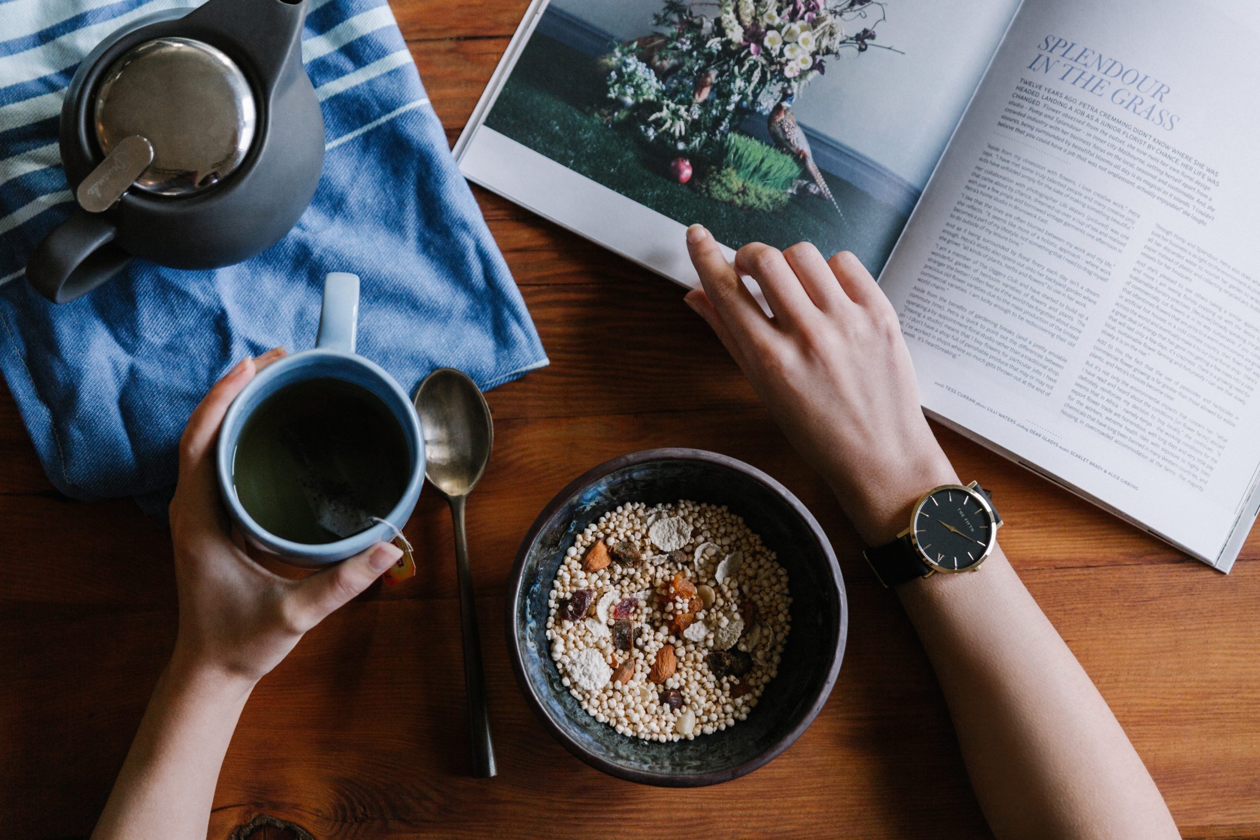 Relaxing Breakfast
